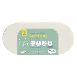 Matelas De Couffin Bambou Ecru De P'tit Lit -Bébés Produits Magasin 01063064 7