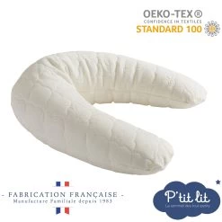 Coussin D'allaitement Bambou Ecru De P'tit Lit -Bébés Produits Magasin 01063074 4