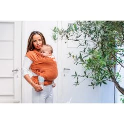 Écharpe De Portage Tricot-Slen Organic Extensible Bio Black 540 Cm De Babylonia -Bébés Produits Magasin 01067842 3