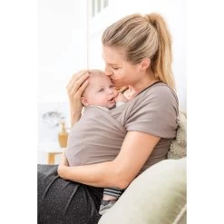 Écharpe De Portage Tricot-Slen Organic Extensible Bio Black 540 Cm De Babylonia -Bébés Produits Magasin 01067842 4