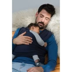 Écharpe De Portage Tricot-Slen Organic Extensible Bio Jean 540 Cm De Babylonia -Bébés Produits Magasin 01067844 3