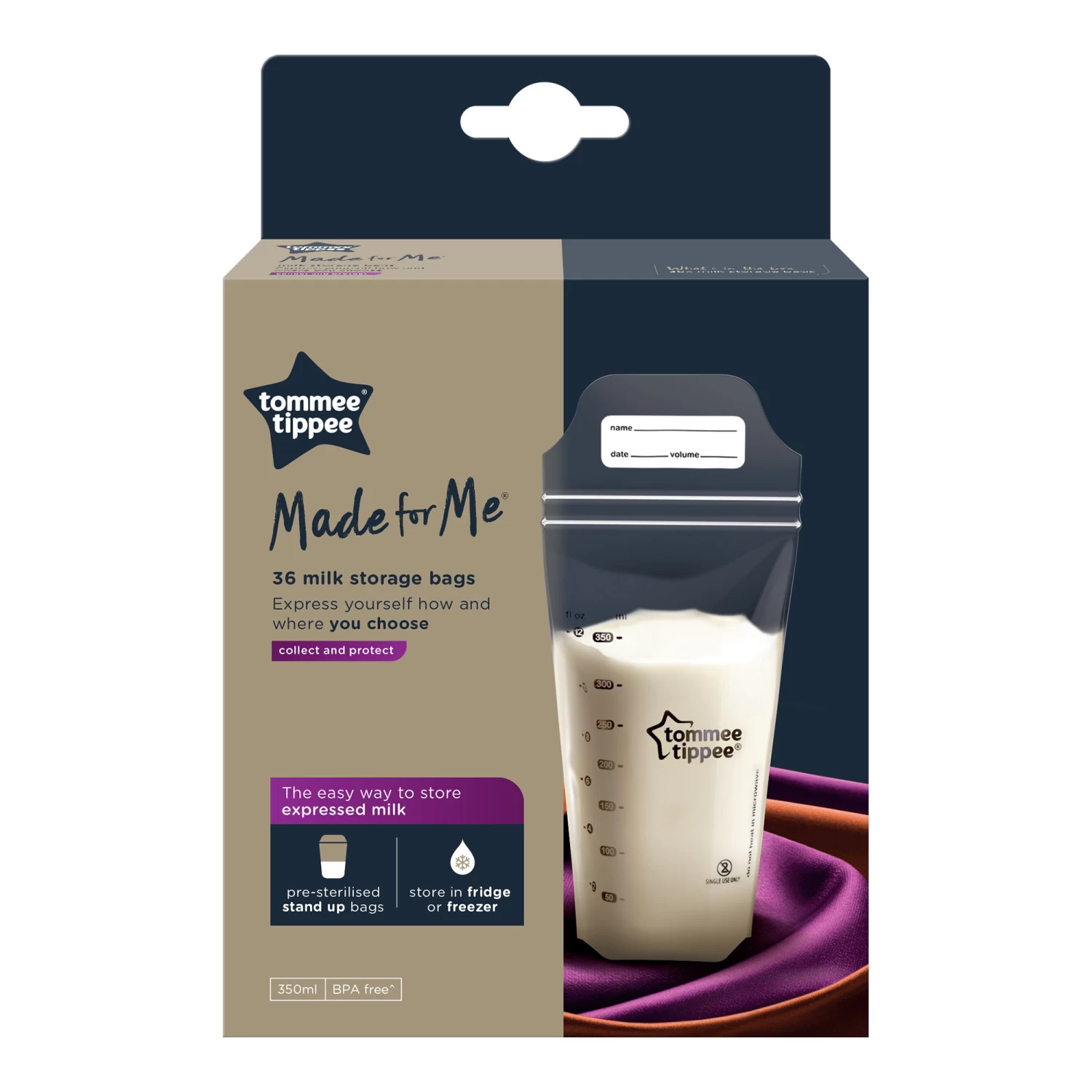 Sachets Conservation Lait Maternel X36 De Tommee Tippee 2 Sachets Conservation Lait Maternel X36 De Tommee Tippee – Image 2