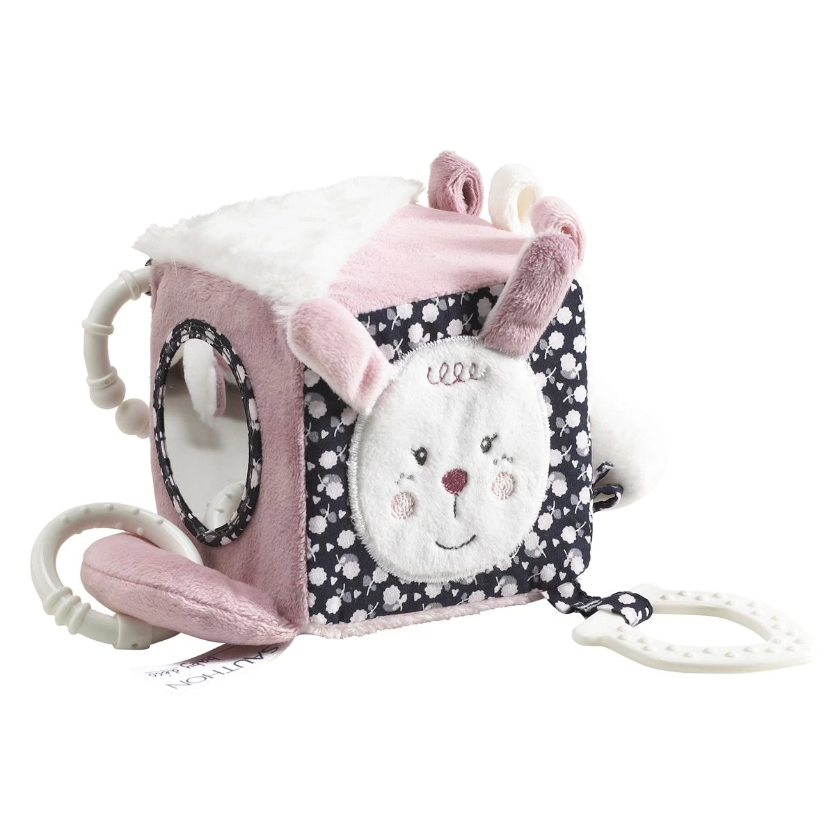 Miss Fleur De Lune Cube D'activités Rose De Sauthon Baby Déco 1 Miss Fleur De Lune Cube D'activités Rose De Sauthon Baby Déco