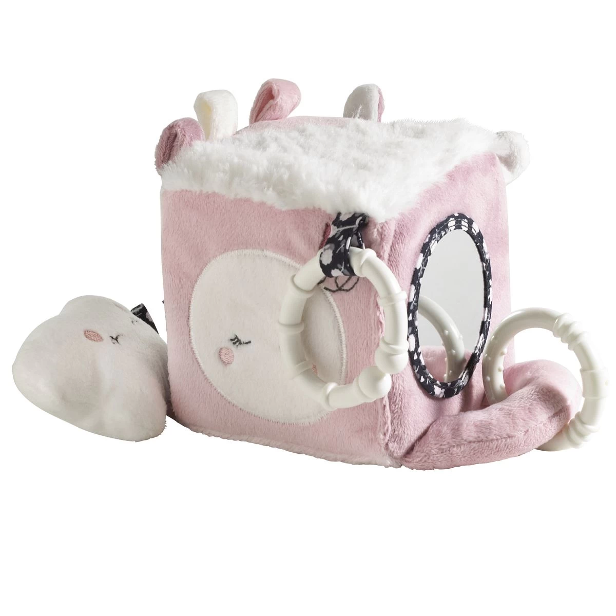 Miss Fleur De Lune Cube D'activités Rose De Sauthon Baby Déco 2 Miss Fleur De Lune Cube D'activités Rose De Sauthon Baby Déco – Image 2