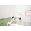 Miss Fleur De Lune Mobile Musical Rose De Sauthon Baby's Sweet Home