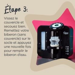Préparateur-Chauffe Biberons Perfect Prep Noir De Tommee Tippee -Bébés Produits Magasin 01098254 7