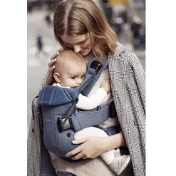 Porte-bébé One Bleu Denim / Nuit Cotton Mix De BabyBjörn -Bébés Produits Magasin 01098333 3