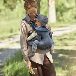 Porte-bébé One Bleu Denim / Nuit Cotton Mix De BabyBjörn -Bébés Produits Magasin 01098333 4