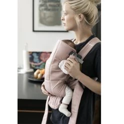 Porte-bébé Mini Vieux Rose Coton De BabyBjörn -Bébés Produits Magasin 01102884 4