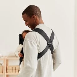 Porte-bébé Mini Noir Coton De BabyBjörn -Bébés Produits Magasin 01102885 7