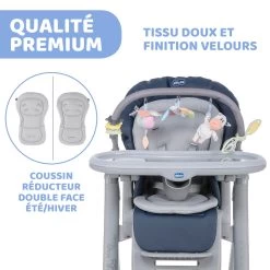 Chaise Haute Polly Magic Relax 4 Roues India Ink De Chicco -Bébés Produits Magasin 01107880 6