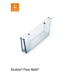 Baignoire Flexi Bath™ Bouchon Thermique Transparent/bleu De Stokke® -Bébés Produits Magasin 01112471 3