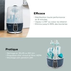 Stérilisateur Turbo Pure - Sèche-Biberons De Babymoov -Bébés Produits Magasin 01112534 4