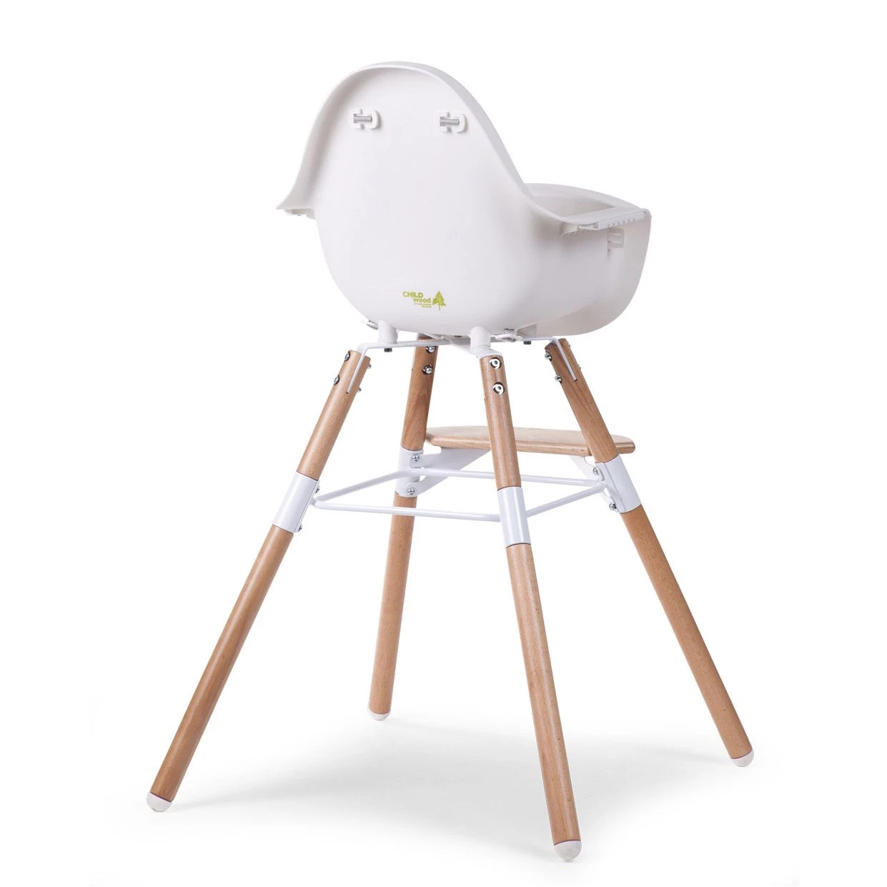 Chaise Haute Evolu 2 + Arceau Naturel/Blanc De Childhome 2 Chaise Haute Evolu 2 + Arceau Naturel/Blanc De Childhome – Image 2