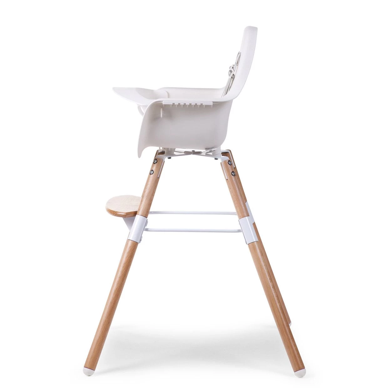 Chaise Haute Evolu 2 + Arceau Naturel/Blanc De Childhome 3 Chaise Haute Evolu 2 + Arceau Naturel/Blanc De Childhome – Image 3