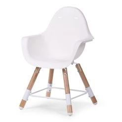 Chaise Haute Evolu 2 + Arceau Naturel/Blanc De Childhome 14 Chaise Haute Evolu 2 + Arceau Naturel/Blanc De Childhome -Bébés Produits Magasin 01115616 5