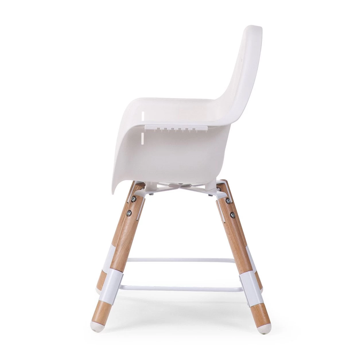 Chaise Haute Evolu 2 + Arceau Naturel/Blanc De Childhome 6 Chaise Haute Evolu 2 + Arceau Naturel/Blanc De Childhome – Image 6