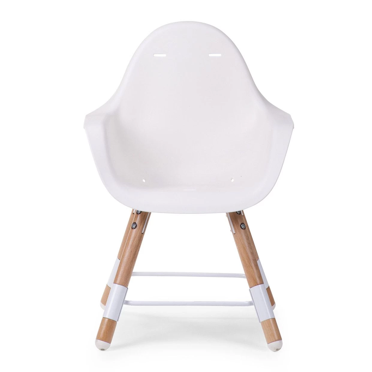 Chaise Haute Evolu 2 + Arceau Naturel/Blanc De Childhome 7 Chaise Haute Evolu 2 + Arceau Naturel/Blanc De Childhome – Image 7