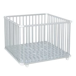 Parc Belami 97x97 Gris Pois Gris De Geuther -Bébés Produits Magasin 01118487 3
