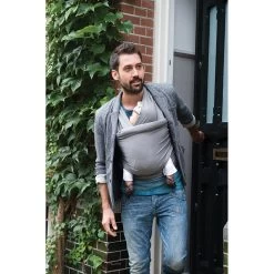 Écharpe De Portage Tricot-Slen Organic Extensible Bio Organic Silvercloud De Babylonia -Bébés Produits Magasin 01122110 4