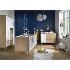 Seventies Little Big Bed 70x140 Chêne Doré De Sauthon Baby's Sweet Home -Bébés Produits Magasin 01124316 7