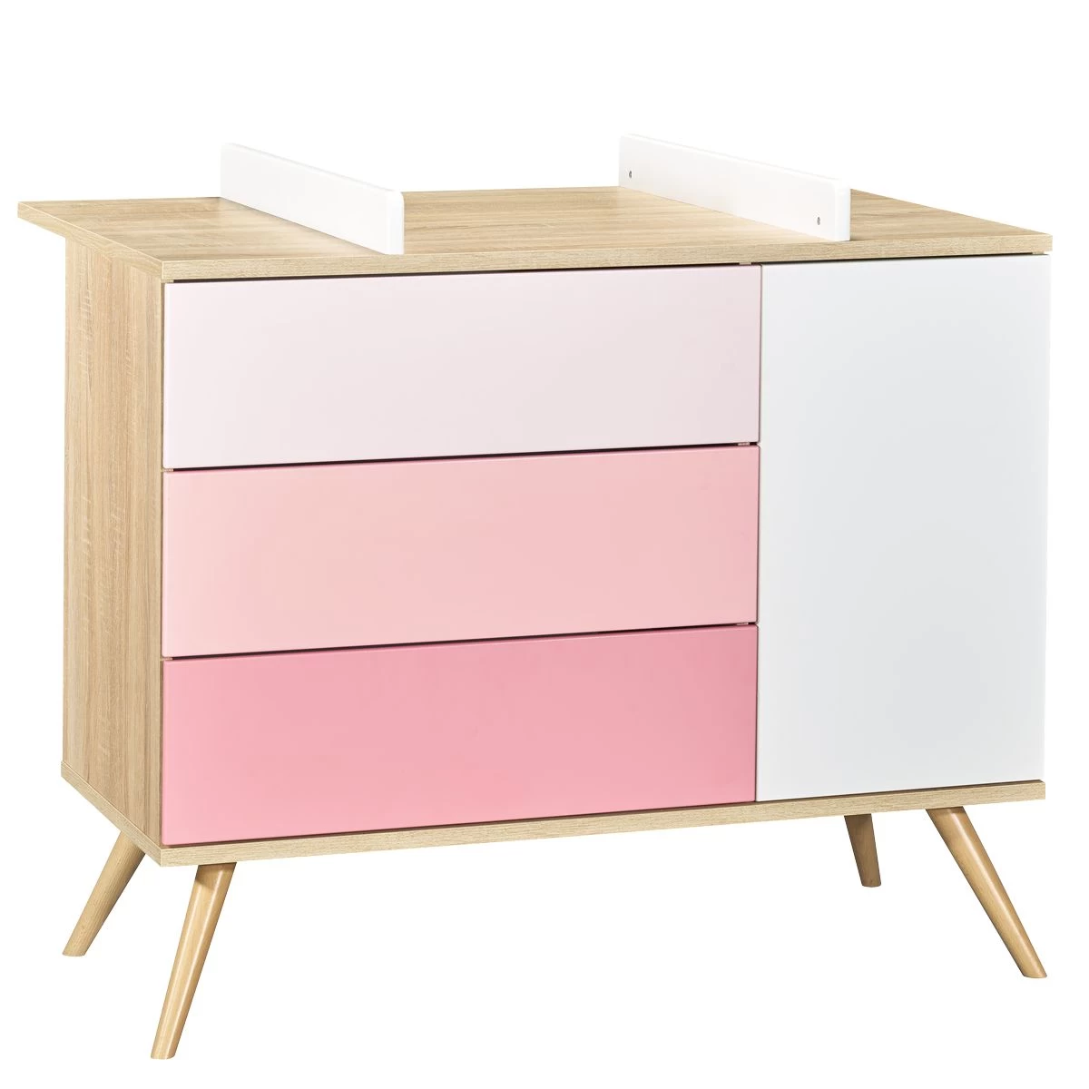 Seventies Dispositif à Langer Chêne Doré De Sauthon Baby's Sweet Home 5 Seventies Dispositif à Langer Chêne Doré De Sauthon Baby's Sweet Home – Image 5