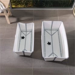 Baignoire Flexi Bath™ XL Transparent Bleu De Stokke® -Bébés Produits Magasin 01125189 4