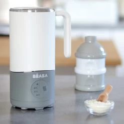 Beaba Préparateur De Boisson Milk Prep Gris/Blanc De Béaba -Bébés Produits Magasin 01126978 6