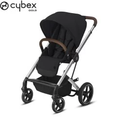 Poussette Balios S 1 Lux Châssis Silver - Deep Black De CYBEX