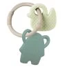 Anneau De Dentition Silicone Gris Elephant Et Canard De Nattou