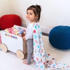 Lot De 2 Maxi Langes Wonder Woman De Aden + Anais Essentials -Bébés Produits Magasin 01136058 3