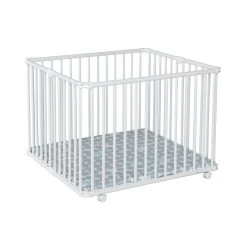 Parc Pliable Lucilee+ Blanc Pois Gris De Geuther -Bébés Produits Magasin 01136349 3