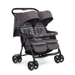 Poussette Aire Twin Dark Pewter De Joie