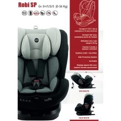 Siège Auto Robi SP 0+1/2/3 Gris De Formula Baby 6 Siège Auto Robi SP 0+1/2/3 Gris De Formula Baby -Bébés Produits Magasin 01146852 3