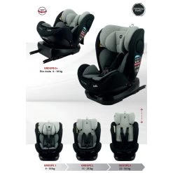 Siège Auto Robi SP 0+1/2/3 Gris De Formula Baby 7 Siège Auto Robi SP 0+1/2/3 Gris De Formula Baby -Bébés Produits Magasin 01146852 4