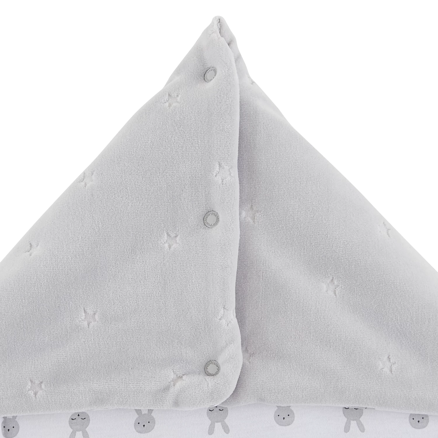 Lapin Nid D'ange Lapin Câlin Gris Taille Unique De P'tit Bisou 2 Lapin Nid D'ange Lapin Câlin Gris Taille Unique De P'tit Bisou – Image 2