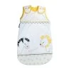 Pluche Et Pompon Sac Nid été Blanc/Jaune 0-6 Mois De Sauthon Baby's Sweet Home