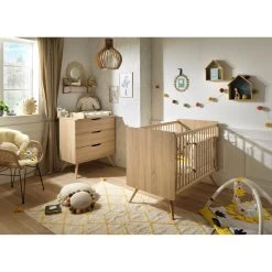 Sixties Lit Bébé 60x120 Bois De Sauthon Baby's Sweet Home 5 Sixties Lit Bébé 60x120 Bois De Sauthon Baby's Sweet Home -Bébés Produits Magasin 01148037 3