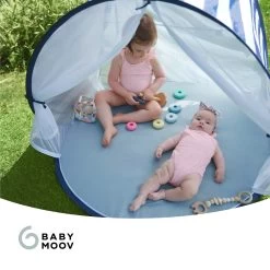 Tente Anti-UV Haute Protection 50+ Marinière Bleu De Babymoov -Bébés Produits Magasin 01148352 8