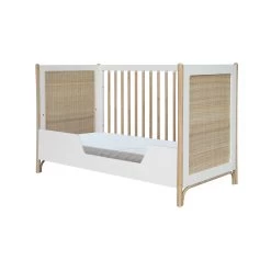 Océania Lit 60x120 Tressage Rotin Neige De Théo -Bébés Produits Magasin 01148522 4