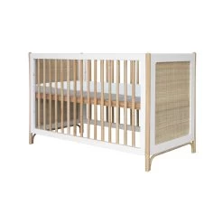 Océania Lit 60x120 Tressage Rotin Neige De Théo -Bébés Produits Magasin 01148522 5