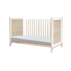 Océania Lit 60x120 Tressage Rotin Neige De Théo -Bébés Produits Magasin 01148522 8