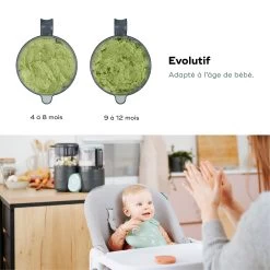 Nutribaby One Gris De Babymoov -Bébés Produits Magasin 01149045 5