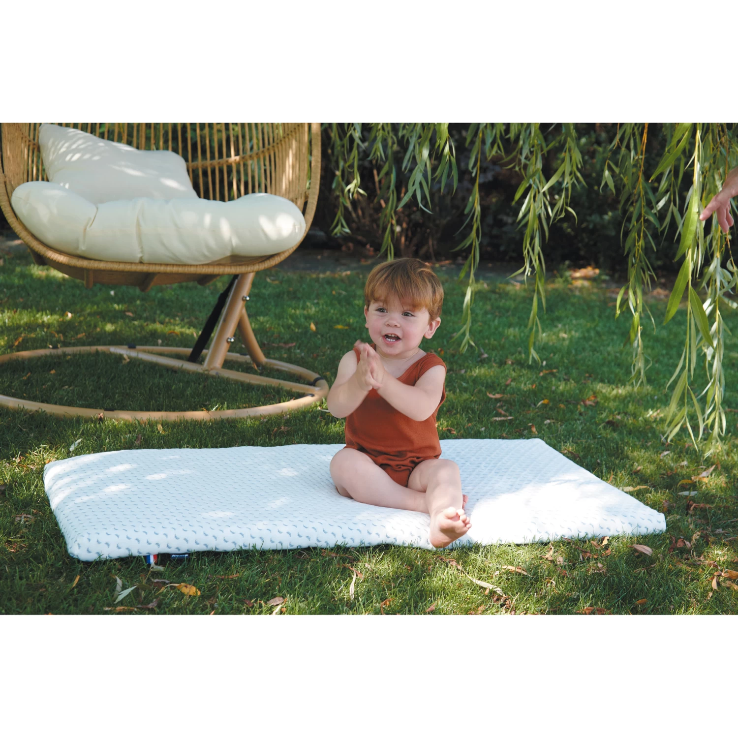 Matelas Bébé De Voyage Ocean Friendly Blanc/Bleu 60 X 120 Cm De Candide 10 Matelas Bébé De Voyage Ocean Friendly Blanc/Bleu 60 X 120 Cm De Candide – Image 10