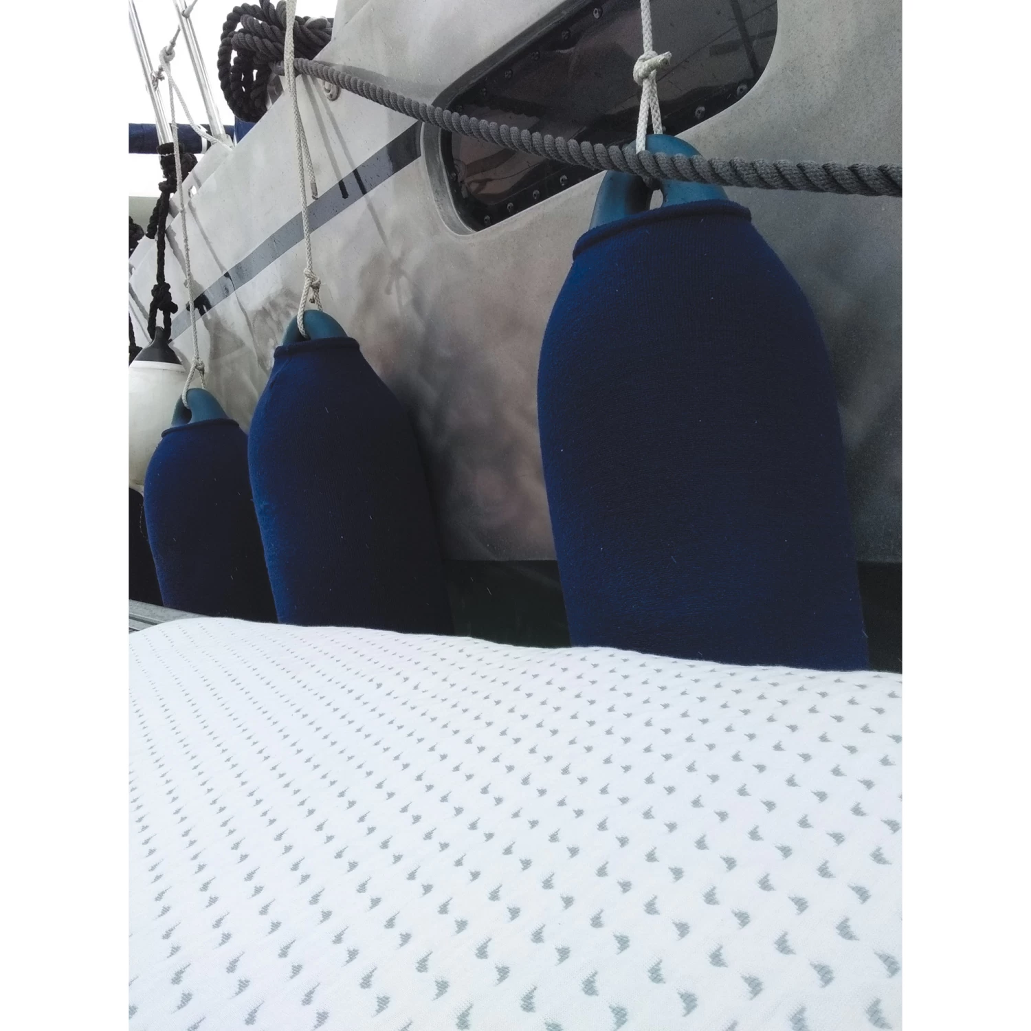 Matelas Bébé De Voyage Ocean Friendly Blanc/Bleu 60 X 120 Cm De Candide 5 Matelas Bébé De Voyage Ocean Friendly Blanc/Bleu 60 X 120 Cm De Candide – Image 5