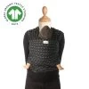 Écharpe De Portage Extensible Coton Biologique Tricot-Slen Design Black Diamond De Babylonia