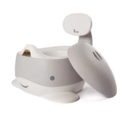 B-Petit Pot Baleine Pastel Gris De Bo Jungle