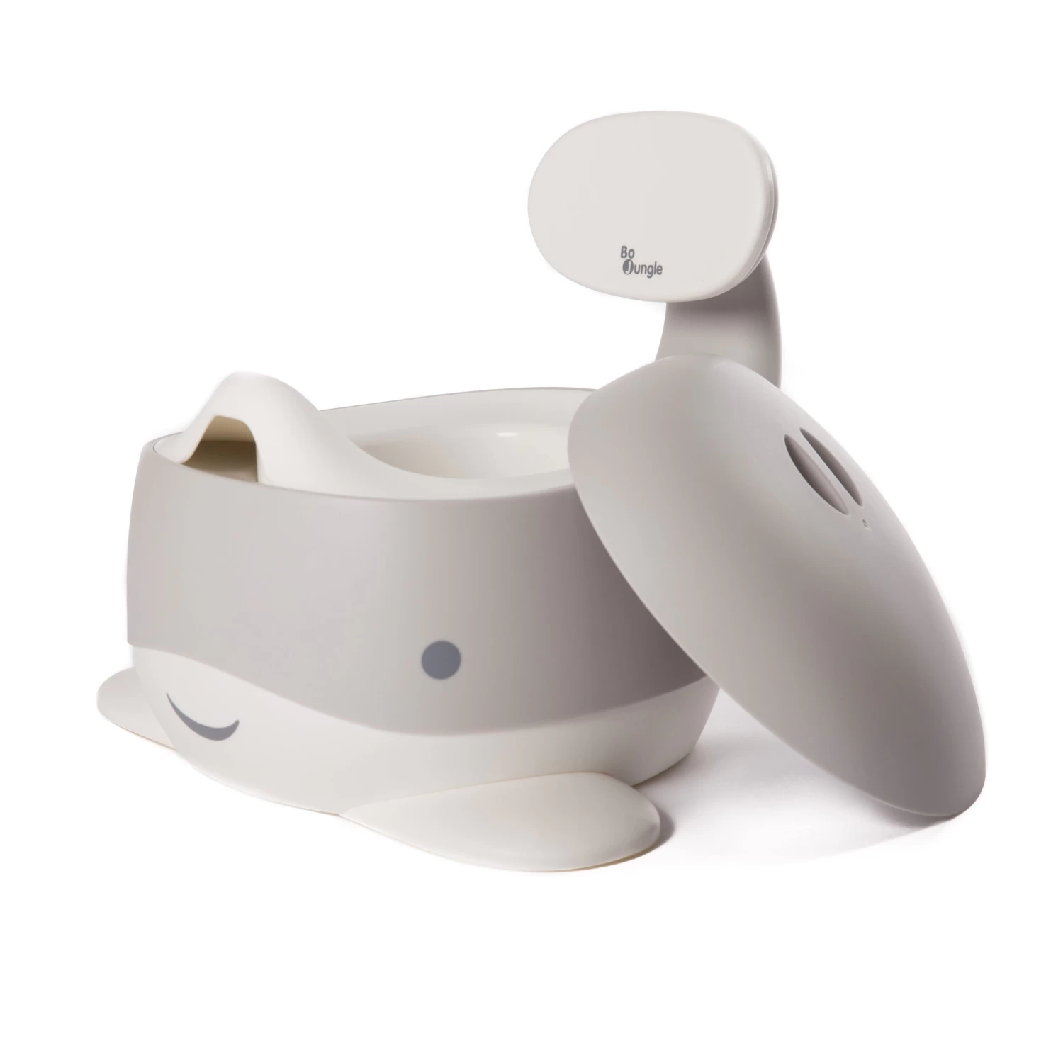 B-Petit Pot Baleine Pastel Gris De Bo Jungle 1 B-Petit Pot Baleine Pastel Gris De Bo Jungle