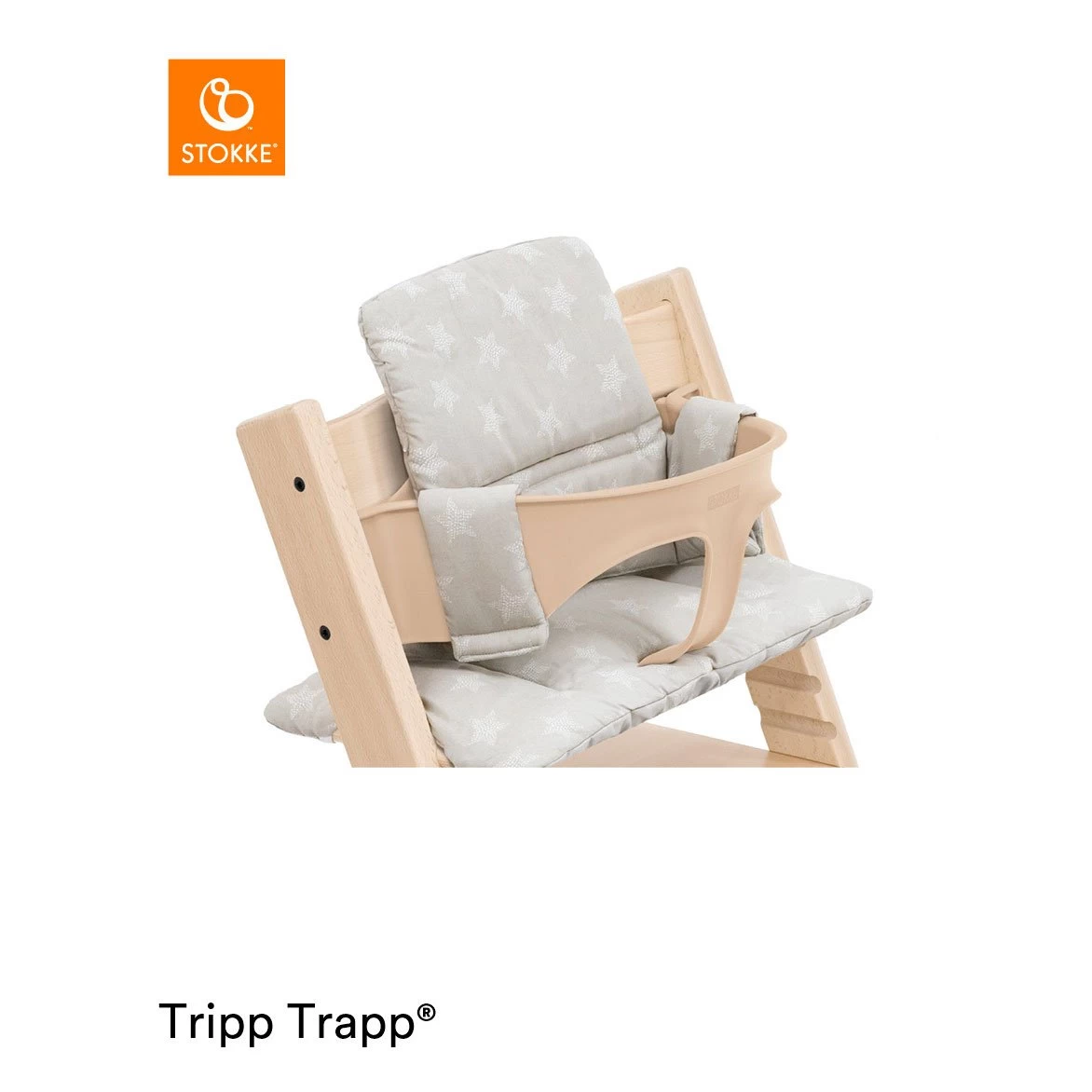 Coussin De Chaise Tripp Trapp® Stars Silver De Stokke® 1 Coussin De Chaise Tripp Trapp® Stars Silver De Stokke®