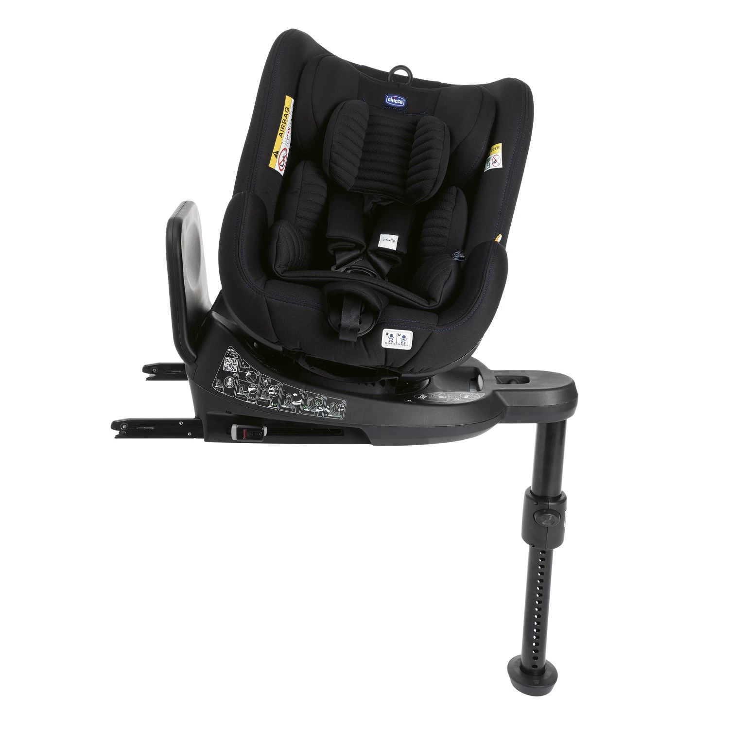 Siège Auto Seat2Fit I-Size Air (45-105 Cm) Black Air De Chicco 8 Siège Auto Seat2Fit I-Size Air (45-105 Cm) Black Air De Chicco – Image 8